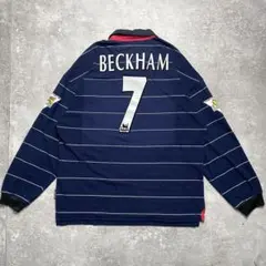 【正規選手支給99-00マンチェスターU away L/S Beckham#7】