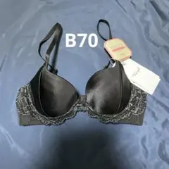 B70 トリンプ　天使のブラ　スリムライン　スムースタイプ　ブラックのサムネイル