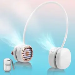 【送料無料】 首掛け扇風機 ネッククーラー 羽根なし ネックファン 4段階風力