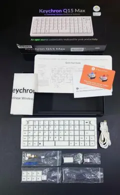 【美品】Keychron Q15 max　オーソリニア　Gateron バナナ軸