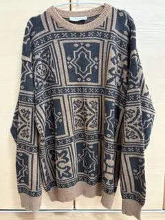【メンズ】GIVENCHY 総柄 ニット セーターのサムネイル