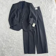 新品 スーツセットアップ 上下 ウール ビジネス フォーマル ストライプ 日本製