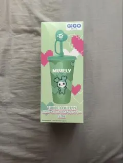 GIGO TWICE LOVELYS ストローキャップ付きプラタンブラー ミナのサムネイル