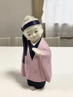 居眠り小坊主 小僧 人形 ねずみ 置物 陶器 - メルカリ