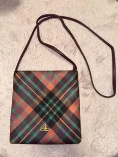 Vivienne Westwood タータンチェック ショルダーバッグ