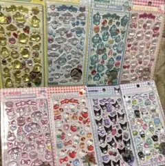 即購入OK！！　在庫限り　サンリオ　ボンボンドロップシール　8枚セット　第二弾