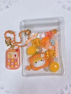 キャンディーバッグキーホルダー オレンジ