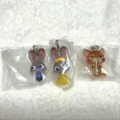 新品未開封 ズートピア めじるしアクセサリー 3点セット まとめ売り