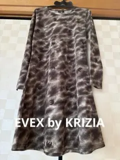EVEX by KRIZIA ぼかし柄 Aラインワンピース　46のサムネイル