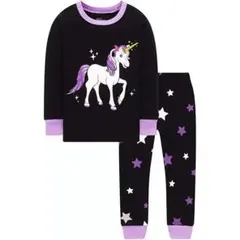 キッズ パジャマ 長袖 女の子 110 ルームウェア  パジャマ 新品