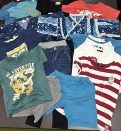 【甚平】子供服 17点セット 110 cm まとめ売り