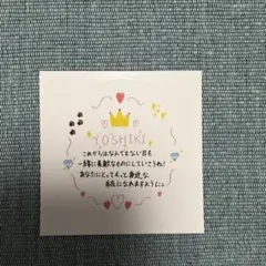 KO1KEYZ YOSHIKI ファンミ　ステッカー