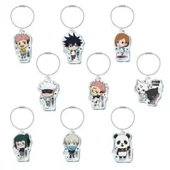 希少　新品未開封 5点 呪術廻戦カフェ アクリルキーリング(ランダム9種)