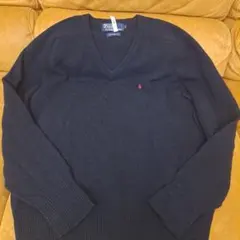 Polo by Ralph Lauren ネイビー セーター L
