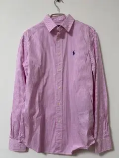 【値下】Polo Ralph Lauren 長袖シャツ ピンクストライプサイズ2