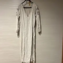 ウクライナ　刺繍　ロング　ワンピース　手刺繍　アンティークのサムネイル