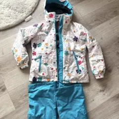 Phenix 花柄スキーウェア ジャケット、パンツ、インナー、タイツセット