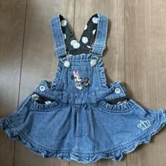 BABYDOLL ミニーちゃん デニムサロペットスカート 80サイズ