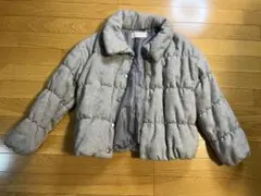 chocol raffine グレー ダウンジャケット