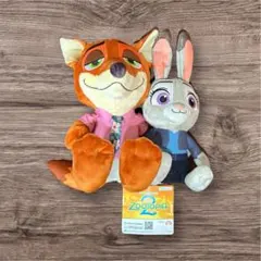 【匿名配送】ズートピア2 ペアぬいぐるみ ニック　ジュディ