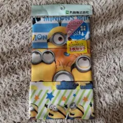 ミニオンズ ハンカチ 3枚セット 신품