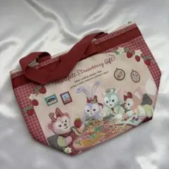 ダッフィー スーベニアランチケース ハートフェルトストロベリーギフト