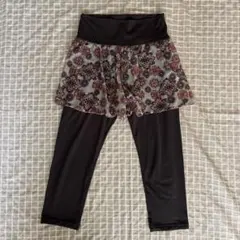 Chacott チャコット シフォンパンツ一体型レギンス