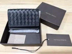 【新品未使用】ボッテガヴェネタイントレチャートナッパカードケース名刺入れ7月発送のサムネイル