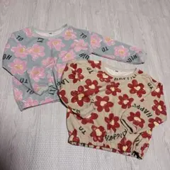 花柄トレーナー 2点セット