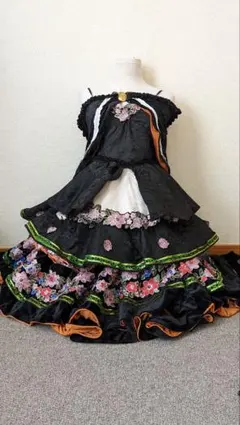 22cmドールドレス オレンジ×黒 蜘蛛の魔女のフランセーズ - メルカリ