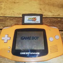 ゲームボーイアドバンス オレンジ 本体 + ロックマンエグゼ