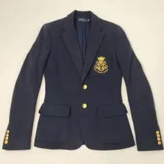 ✨美品✨ ポロバイラルフローレン テーラードジャケット 紺ブレ 金ボタン L 美品♡ポロラルフローレン 紺ブレ テーラードジャケット
