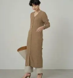 Loungedress ラウンジドレス ロングカーディガン ワンピース ニットのサムネイル