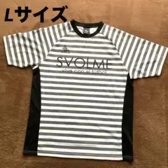svolme ボーダー　L プラクティスシャツ　練習着　サッカー　フットサル