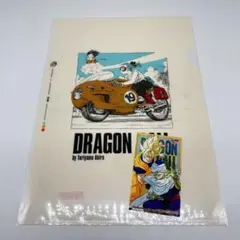 ドラゴンボール A4クリアファイル ホログラムステッカー ブルマ 孫悟空 原画