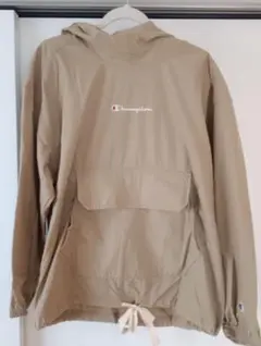 Champion ベージュ ナイロンジャケット M