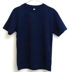 (即購入可)glimmer 無地 半袖 Tシャツ ネイビー Sサイズ　F31のサムネイル