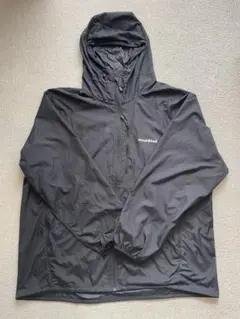 mont-bell 黒 ウィンドブラストパーカー　L-R