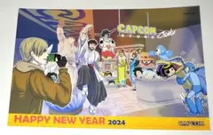 カプコン CAPCOM 非売品 謹賀新年 年賀状 ポストカード ノベルティ
