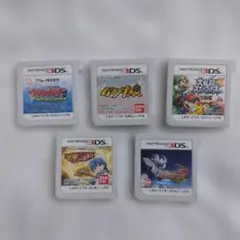 3DSソフトのみ　５本まとめ　動作確認済み