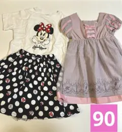 ディズニー　ミニー　ラプンツェル ワンピース　リトシー　プリンセス　しまむら