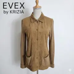EVEX by KRIZIA スエード調×ニット切替 ジャケット 40のサムネイル
