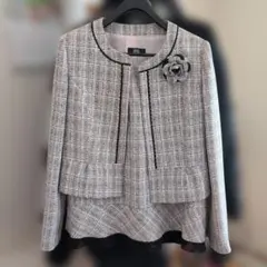 RyuRyu セレモニー スーツ　コサージュ付き