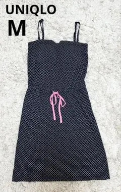 ユニクロ　UNIQLO レディース　ブラトップ　キャミソール　ワンピース　柄　M