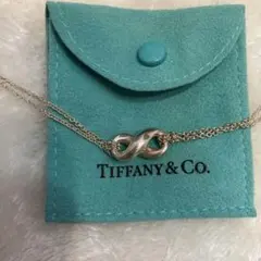 【ティファニー】インフィニティ ネックレス ダブルチェーン シルバー925