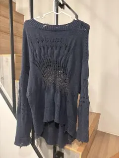 ZARA ザラ 透かし編み ニット 長袖