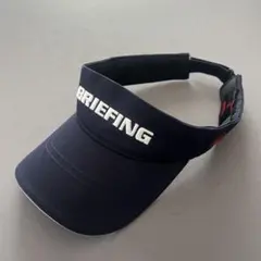 BRIEFING ブリーフィング　サンバイザー　キャップ　帽子　ゴルフ　ロゴ　紺のサムネイル