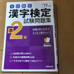 漢字検定準2級 試験問題集 '19年版 成美堂出版