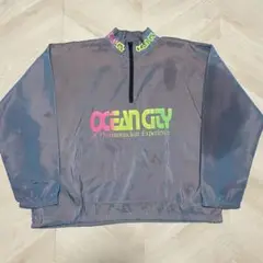 ナイロンジャケット ハーフジップ