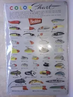 ブリキ看板 フィッシング 釣り ルアー ①